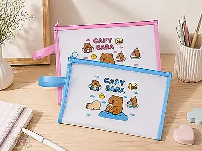 Taros Capy Bara Desenli Saplı File Dosya A4 - 4