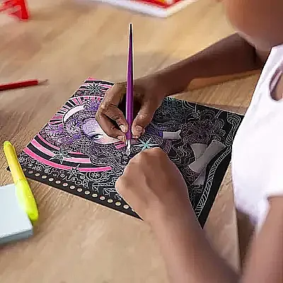 Taros Nebulous Stars Scratch Sketch Defteri Zen Creative Book - Taros