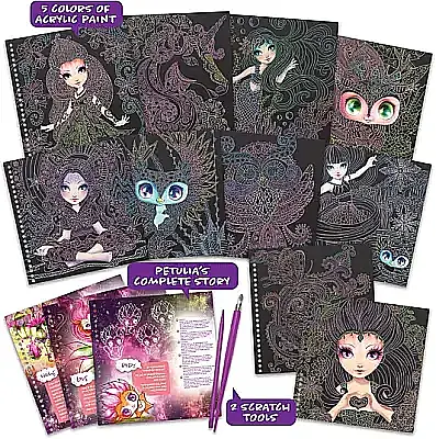 Taros Nebulous Stars Scratch Sketch Defteri Zen Creative Book - 6