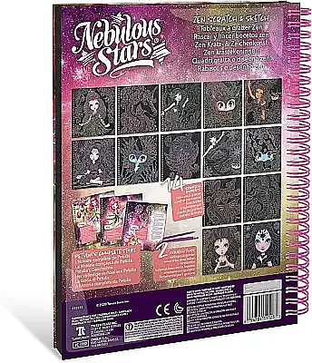 Taros Nebulous Stars Scratch Sketch Defteri Zen Creative Book - 7