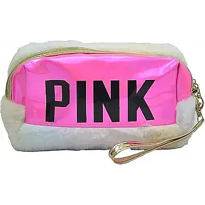 Taros Pembe Peluş Desenli Kalemlik - Taros