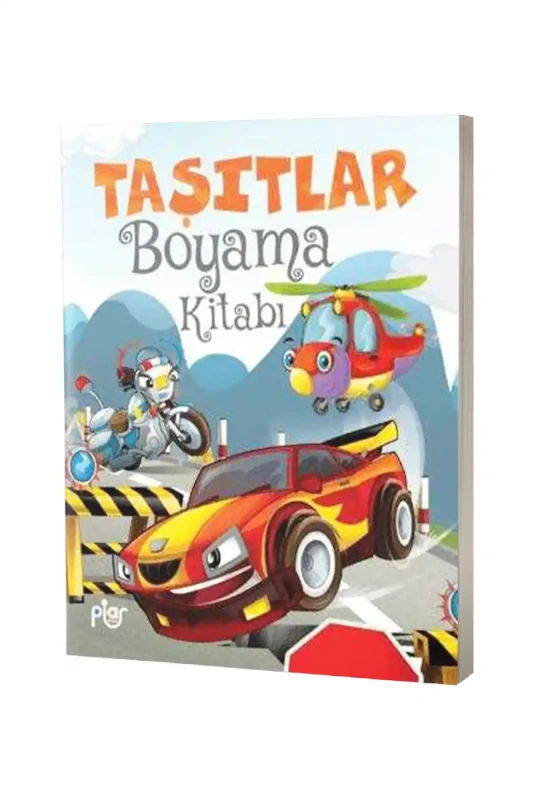 Taşıtlar Boyama Kitabı - Piar Kids