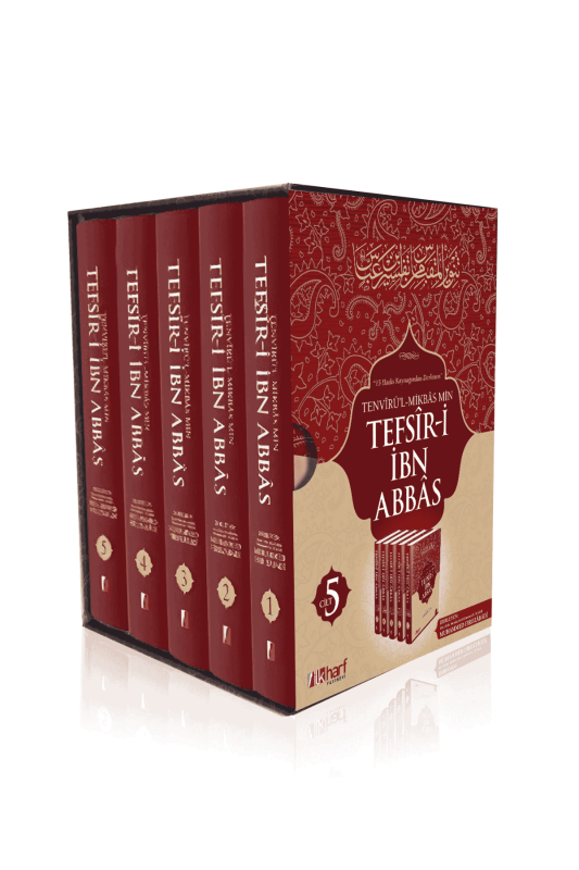Tefsiri İbni Abbas 5 Cilt Takım Karton Kapak - İlk Harf Yayınevi