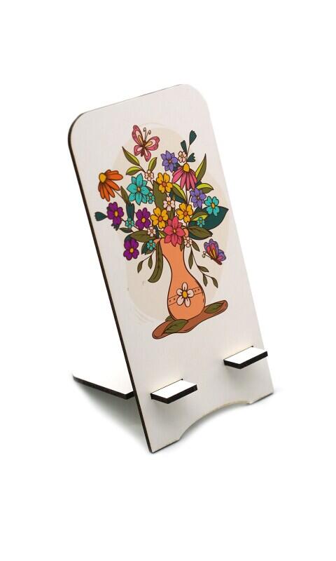 Telefon Standı Çiçek - Bemenda