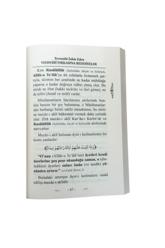 Tevessülü İnkar Eden Vehhabi Fırkasına Reddiyeler - 7