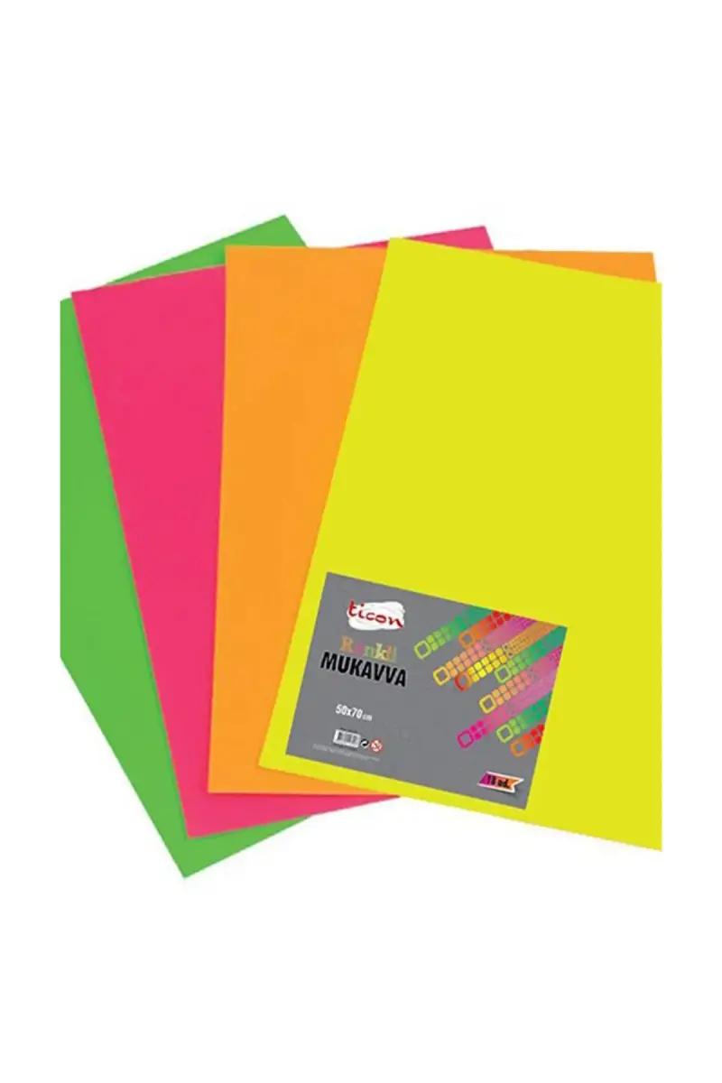 Ticon 35x50 Renkli Mukavva Karışık - 1