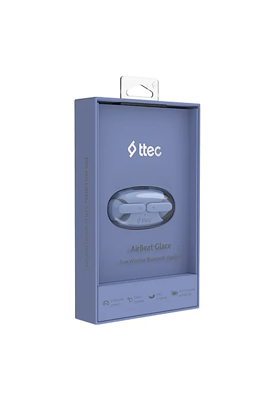 Ttec AirBeat Glace TWS Bluetooth Kulaklık Çelik Mavisi 2KM170CM - Ttec