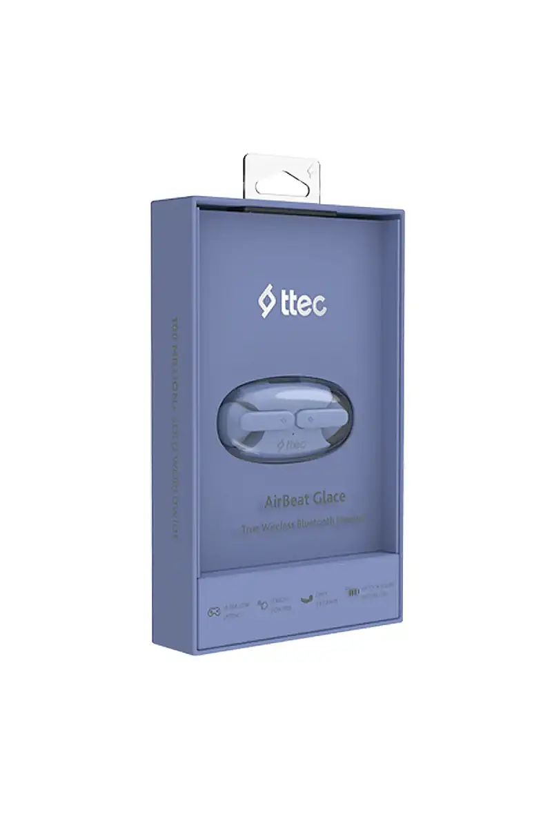 Ttec AirBeat Glace TWS Bluetooth Kulaklık Çelik Mavisi 2KM170CM - 1