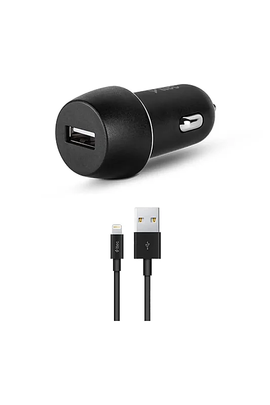 Ttec SmartCharger Araç Şarj Aleti 2.1 A Lightning Kablolu Siyah 2CKS20LS - Ttec