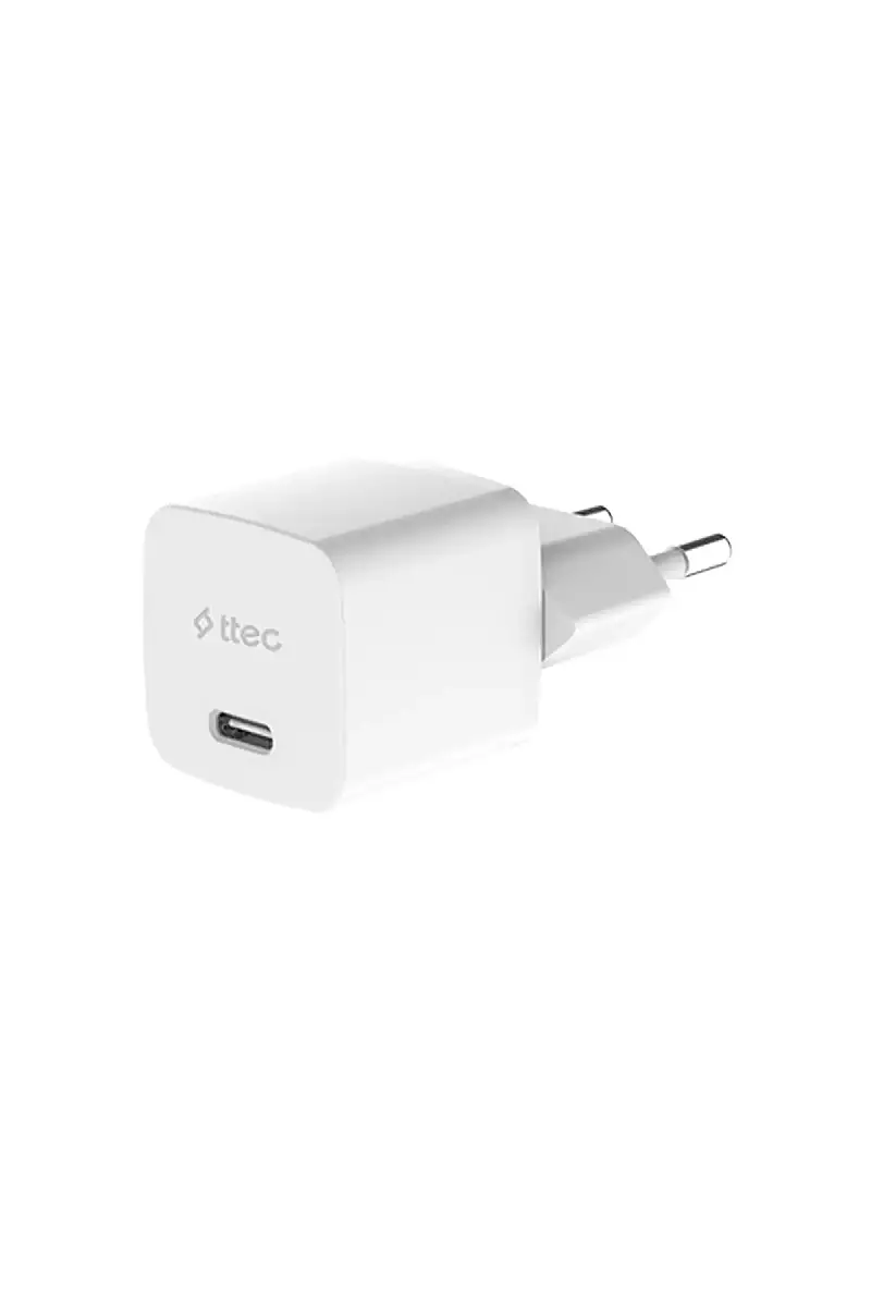 Ttec SmartCharger GAN 30 W PD Seyahat Hızlı Şarj Aleti + USB-C Lightning 150 cm Kablo Beyaz 2SCP03LB - 3