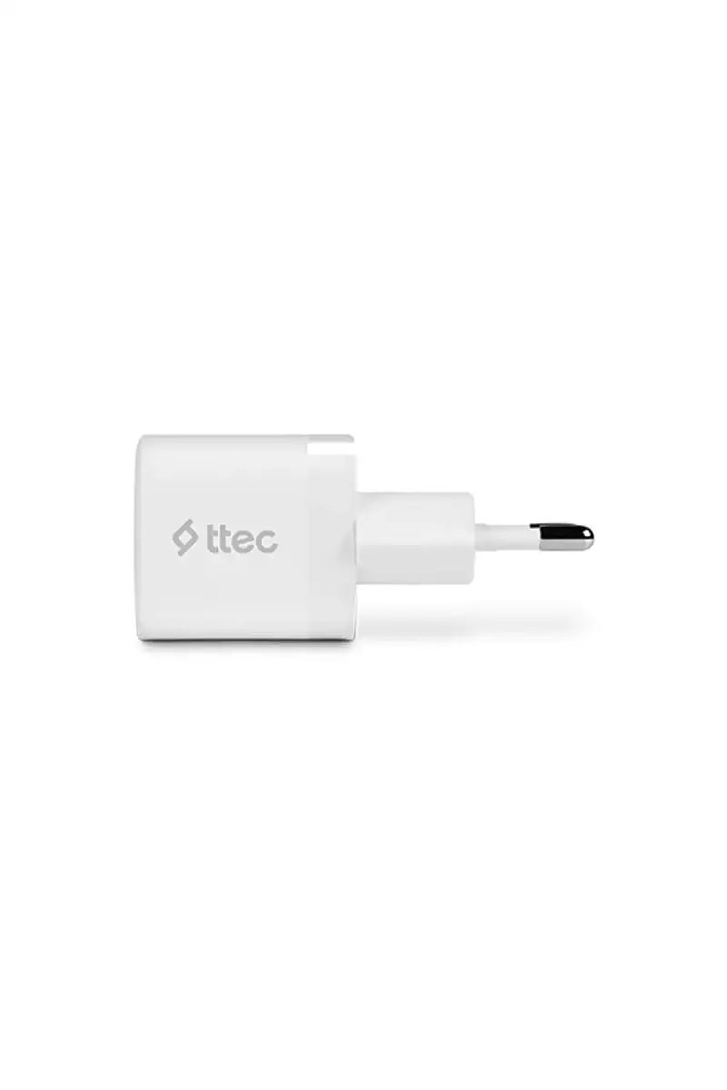 Ttec SmartCharger GAN 30 W PD USB-C Seyahat Hızlı Şarj Aleti Beyaz 2SCP03B - 3