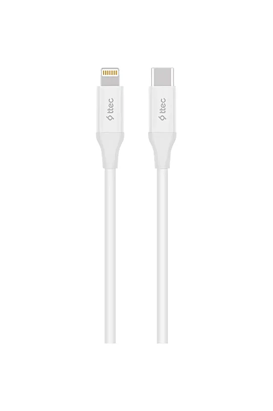 Ttec USB-C Lightning Hızlı Şarj Kablosu 150 cm Beyaz 2DK40B - 2