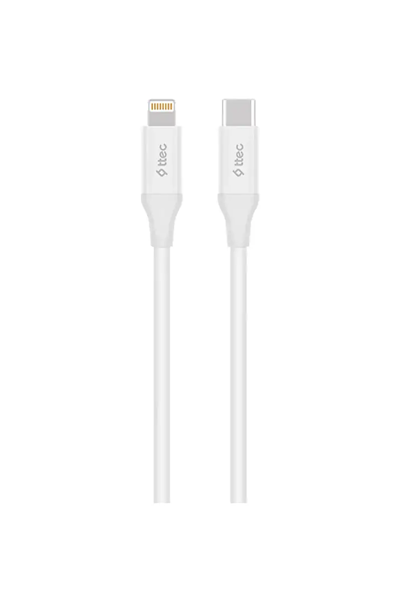Ttec USB-C Lightning Hızlı Şarj Kablosu 150 cm Beyaz 2DK40B - 2