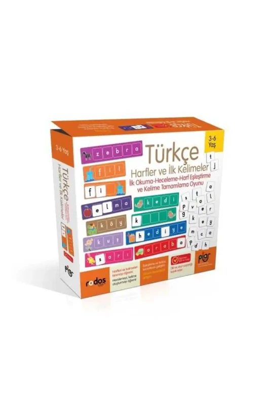 Türkçe İlk Harfler ve Kelimeler - Piar Kids