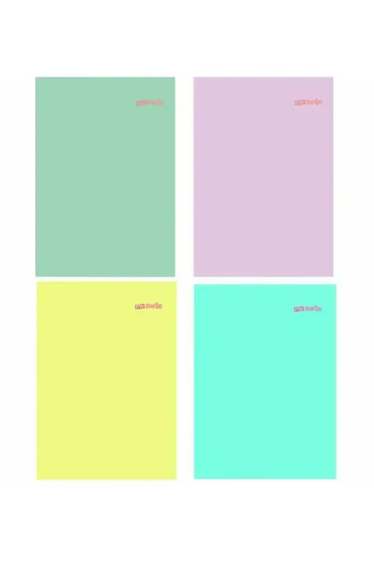 Umur Mynote Kareli Defter 40 Yp A4 Text Pastel Kapak Spiralli - Umur