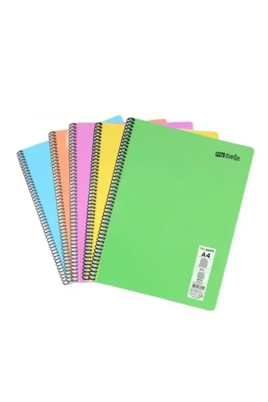 Umur Mynote Kareli Defter 40 Yp A5 Flex Pastel Kapak Spiralli - Umur
