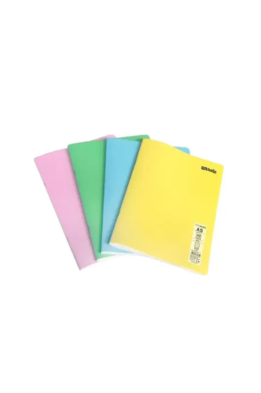 Umur Mynote Kareli Defter 80 Yp A4 Text Pastel Kapak Spiralli - Umur