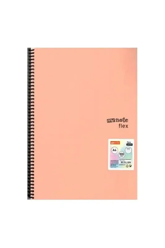 Umur Mynote Kareli Defter 80 Yp A5 Flex Pastel Kapak Spiralli - Umur
