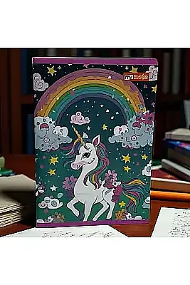 Umur Mynote Unicorn Kareli Defter 60 Yp A4 Pp Kapak Tel Dikiş - 1