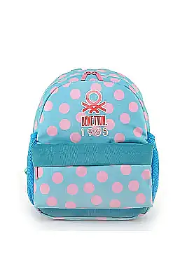 Unıted Colors Benetton Anaokul Çanta Pembe Turkuaz 13015 - 1