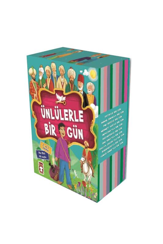 Ünlülerle Bir Gün 1 10 Kitap Set - Timaş Çocuk Yayınları