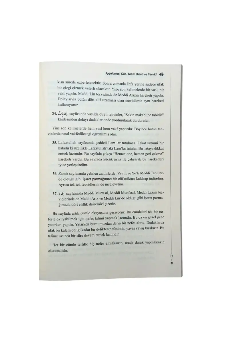Uygulamalı Cüz Talim Usulü Ve Tecvid - 3