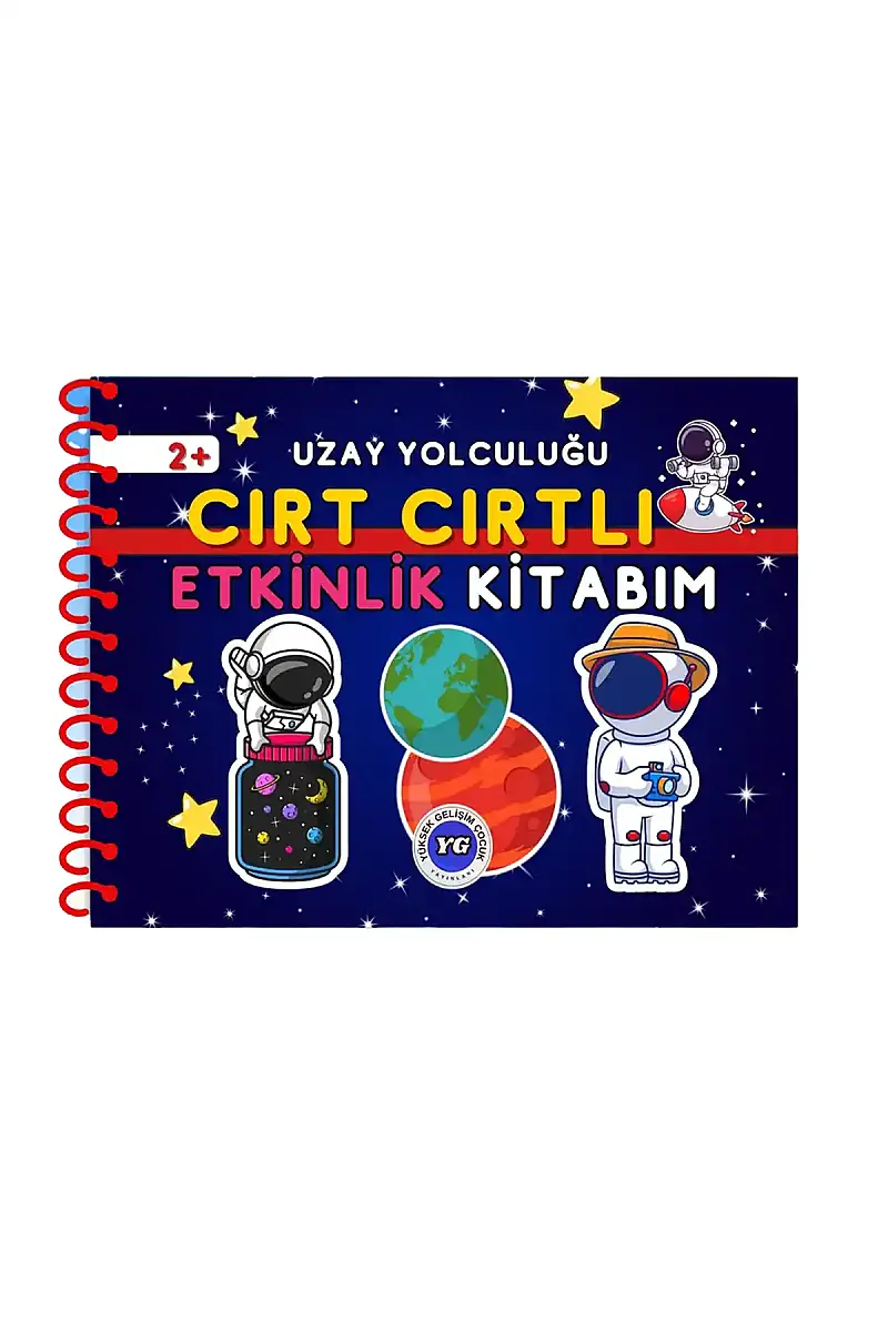 Uzay Yolculuğu Cırt Cırtlı Etkinlik Kitabım - 1
