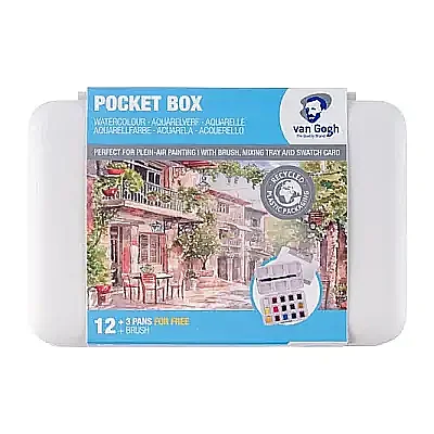 Van Gogh Sulu Boya 12 + 3 Renk Set - Van Gogh
