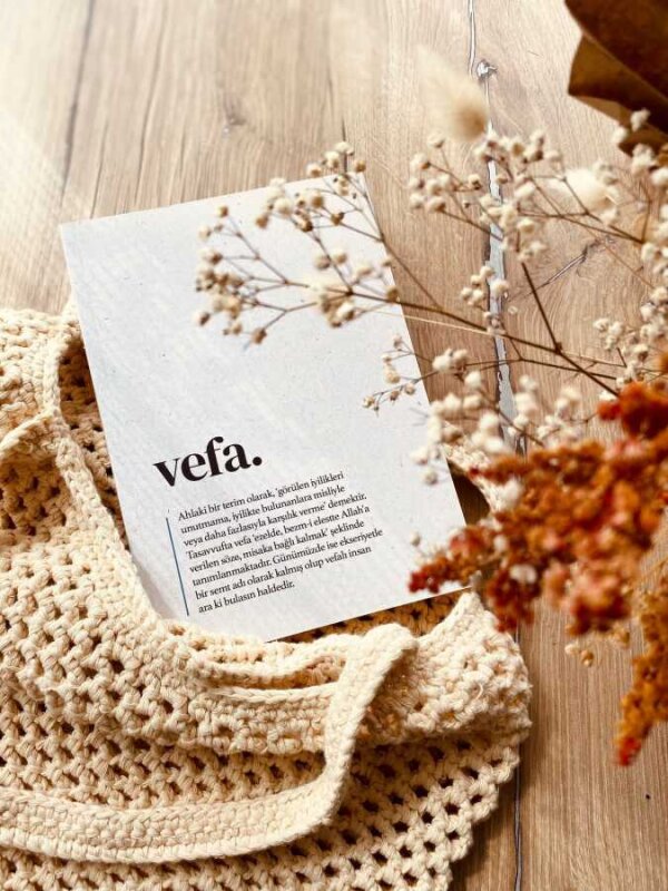 Vefa Defteri - Hobbi Tasarım