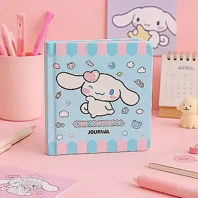 Victorias Journals Cinnamoroll Not Defteri Çizgili 192 Yp 9x9 Cm - 1