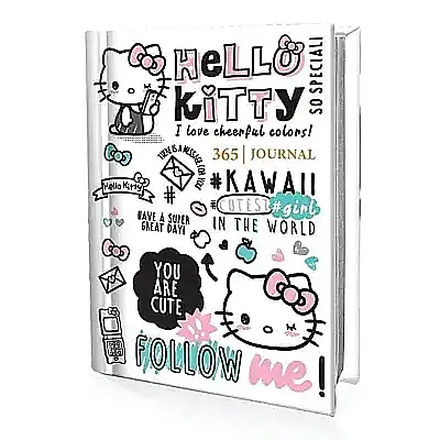 Victorias Journals Hello Kitty 365 Gün Günlük Çizgili 368 Yp A7 - 2