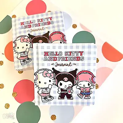Victorias Journals Hello Kitty And Friends Not Defteri Çizgili 192 Yp 9x9 Cm - 1