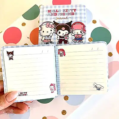 Victorias Journals Hello Kitty And Friends Not Defteri Çizgili 192 Yp 9x9 Cm - 3