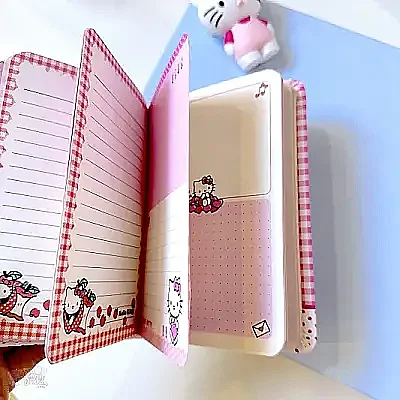Victorias Journals Hello Kitty Figürlü Günlük Özel 192 Yp A6 - 3