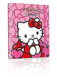 Victorias Journals Hello Kitty Gizli Spiralli Günlük Planlayıcı Özel 160 Yp 17 x 29 - Victorias Journals