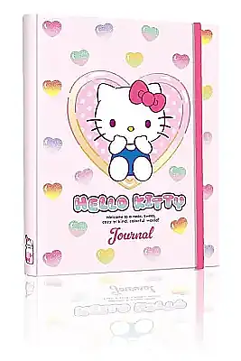 Victorias Journals Hello Kitty Gizli Spiralli Günlük Planlayıcı Özel 160 Yp 17 x 34 - 1