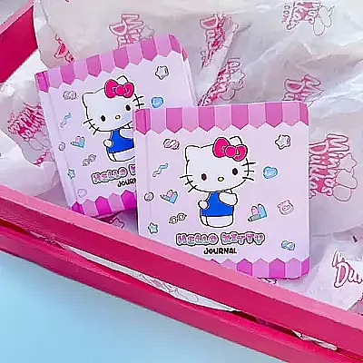 Victorias Journals Hello Kitty Not Defteri Çizgili 192 Yp 9x9 Cm - Victorias Journals