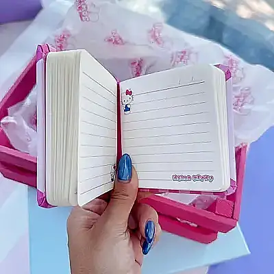Victorias Journals Hello Kitty Not Defteri Çizgili 192 Yp 9x9 Cm - 4