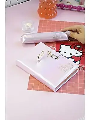 Victorias Journals Hush Hush Hello Kitty Kalemlik + Kalp Kilitli Çizgili 160 Yp 13x18 Cm Kutulu - 4