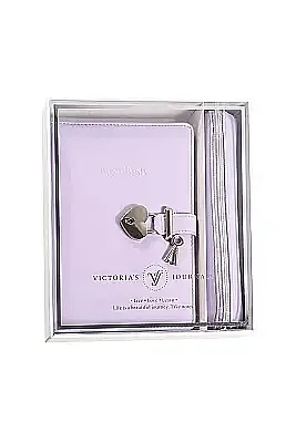 Victorias Journals Hush Hush Lila Kalp Kilitli Özel 160 Yp 13x18 Cm + Kalemlik - Victorias Journals