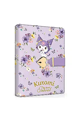 Victorias Journals Kuromi Kalp Kilitli Günlük Renkli Özel 192 Yp A6 - Victorias Journals