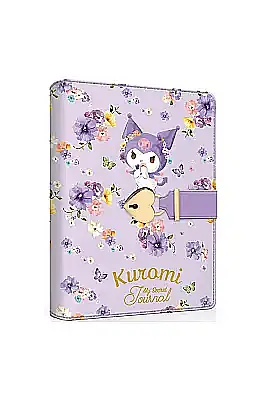 Victorias Journals Kuromi Kalp Kilitli Günlük Renkli Özel 192 Yp A6 - 1