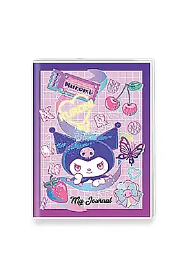Victorias Journals Kuromi Mini Journal A6 128 Yp Mor - Victorias Journals