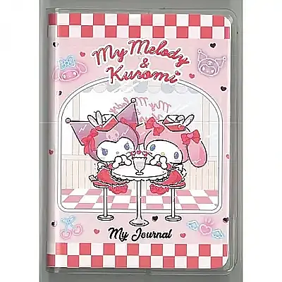 Victorias Journals Kuromi Mini Journal A6 128 Yp Parlak Pembe - 2