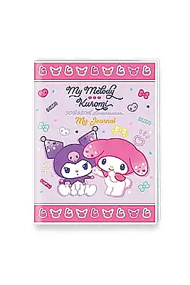 Victorias Journals Kuromi Mini Journal A6 128 Yp Pembe - 1