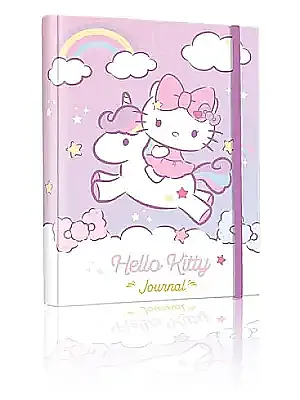 Victorias Journals Unicorn Hello Kitty Gizli Spiralli Özel 160 Yp 17 x 24 - 2
