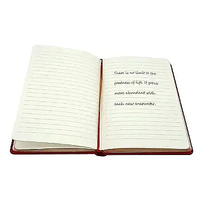 Victorias Journals Vintage Old Book Defter Çizgili 14x20 cm 160 Yp Kırmızı - 4