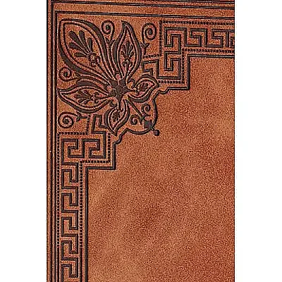 Victorias Journals Vintage Old Book Koyu Kahverengi Çizgili 160 Yp 14 x 20 - 8