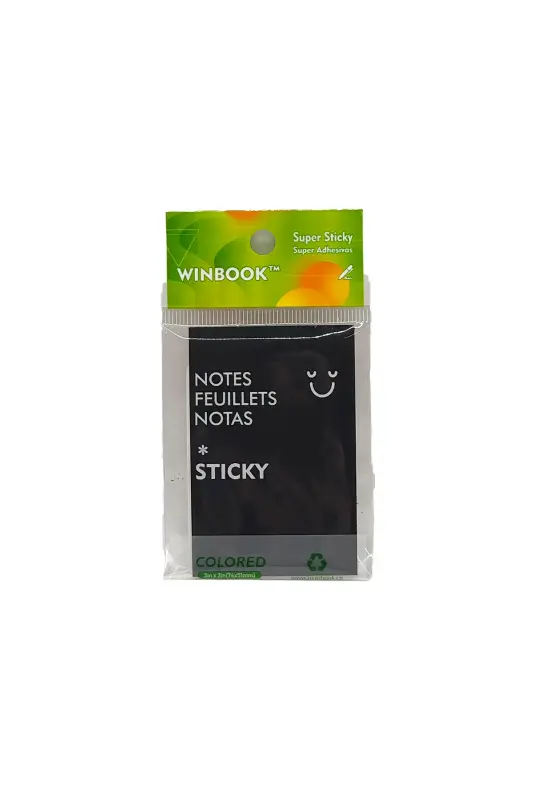 Winbook Yapışkanlı Not Kağıdı Post İt 5 Renk - Winbook