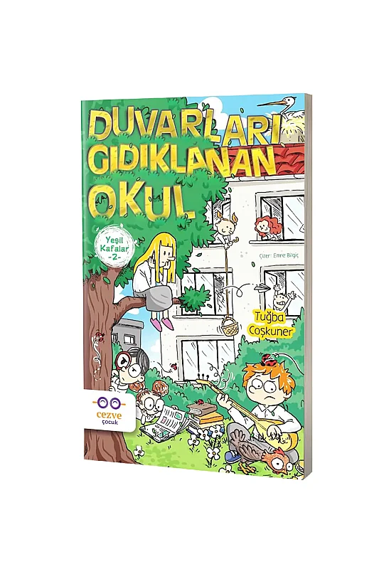 Yeşil Kafalar 2 Duvarları Gıdıklanan Okul - Cezve Çocuk